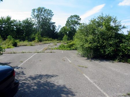 Cascade Drive-In Theatre - Driveway - Photo From Water Winter Wonderland (newer photo)